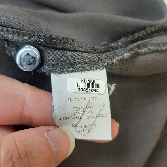 Madewell button front sleeveless tunic top - Picture 3 of 6